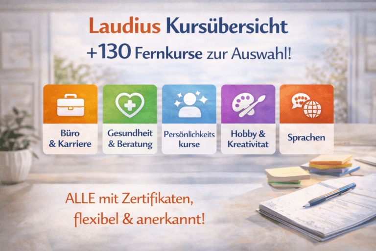 Laudius Kursübersicht - wähle aus mehr als 130 Kusen