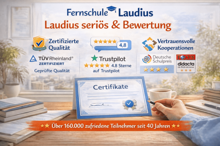 Ist die Fernschule Laudius seriös & Bewertung