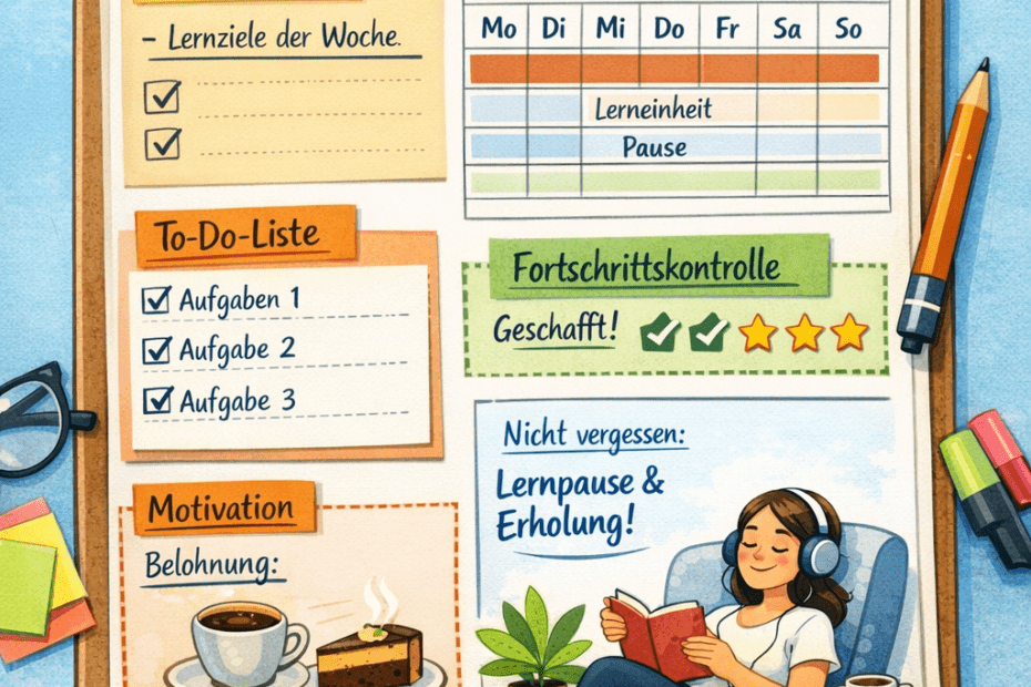 Lernplan fürs Fernstudium - Vorlage