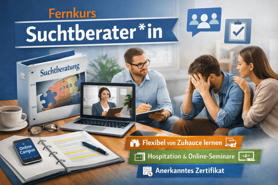 Suchtberater Fernkurs bei Laudius