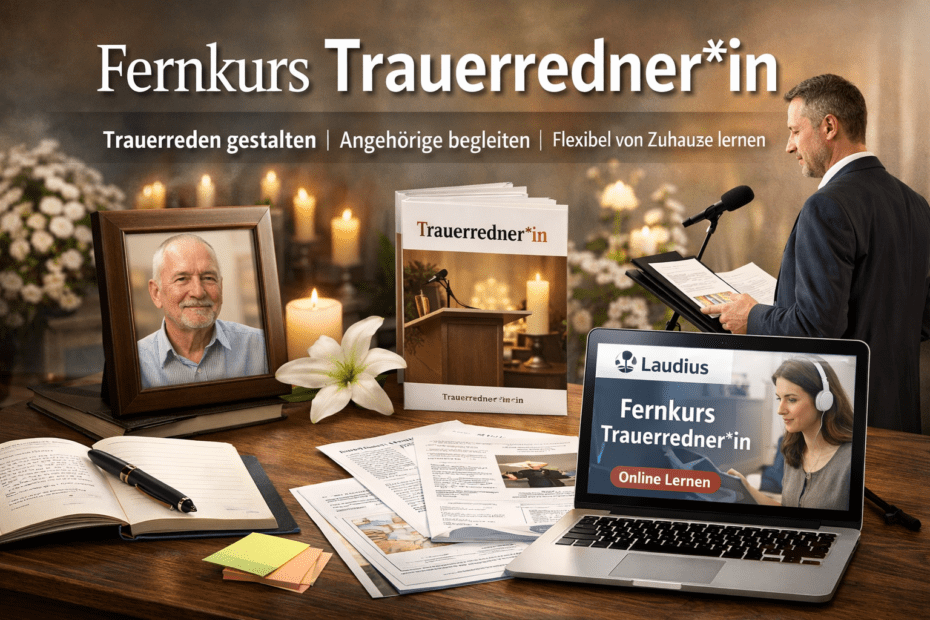 Trauerredner Ausbildung als Fernkurs bei Laudius
