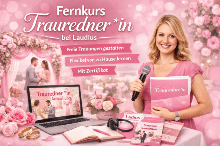 Die Trauredner Ausbildung als Fernkurs bei Laudius