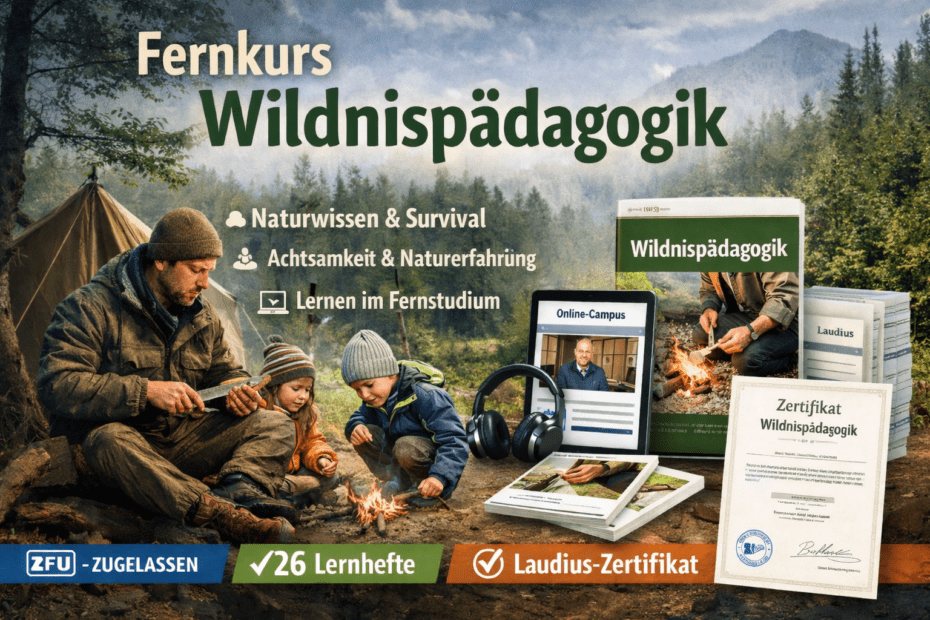 Wildnispädagogik Fernkurs bei Laudius
