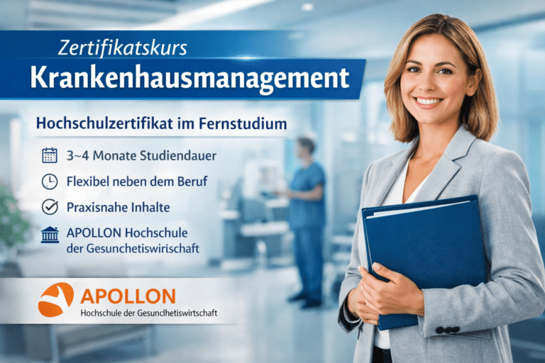 Apollon Krankenhausmanagement Weiterbildung im Fernstudium – Inhalt und Gehalt