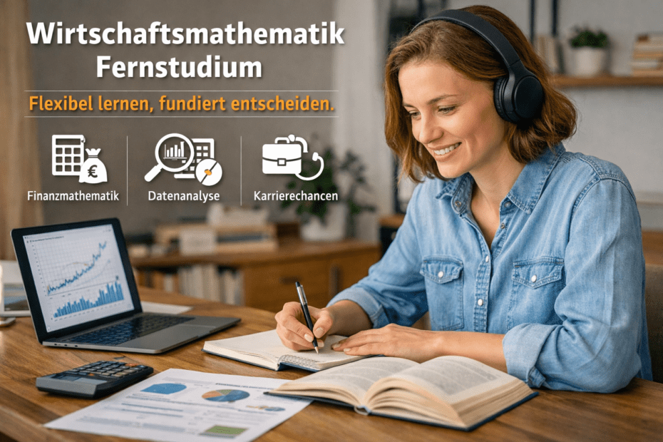 Wirtschaftsmathematik Fernstudium – flexibel und praxisnah lernen