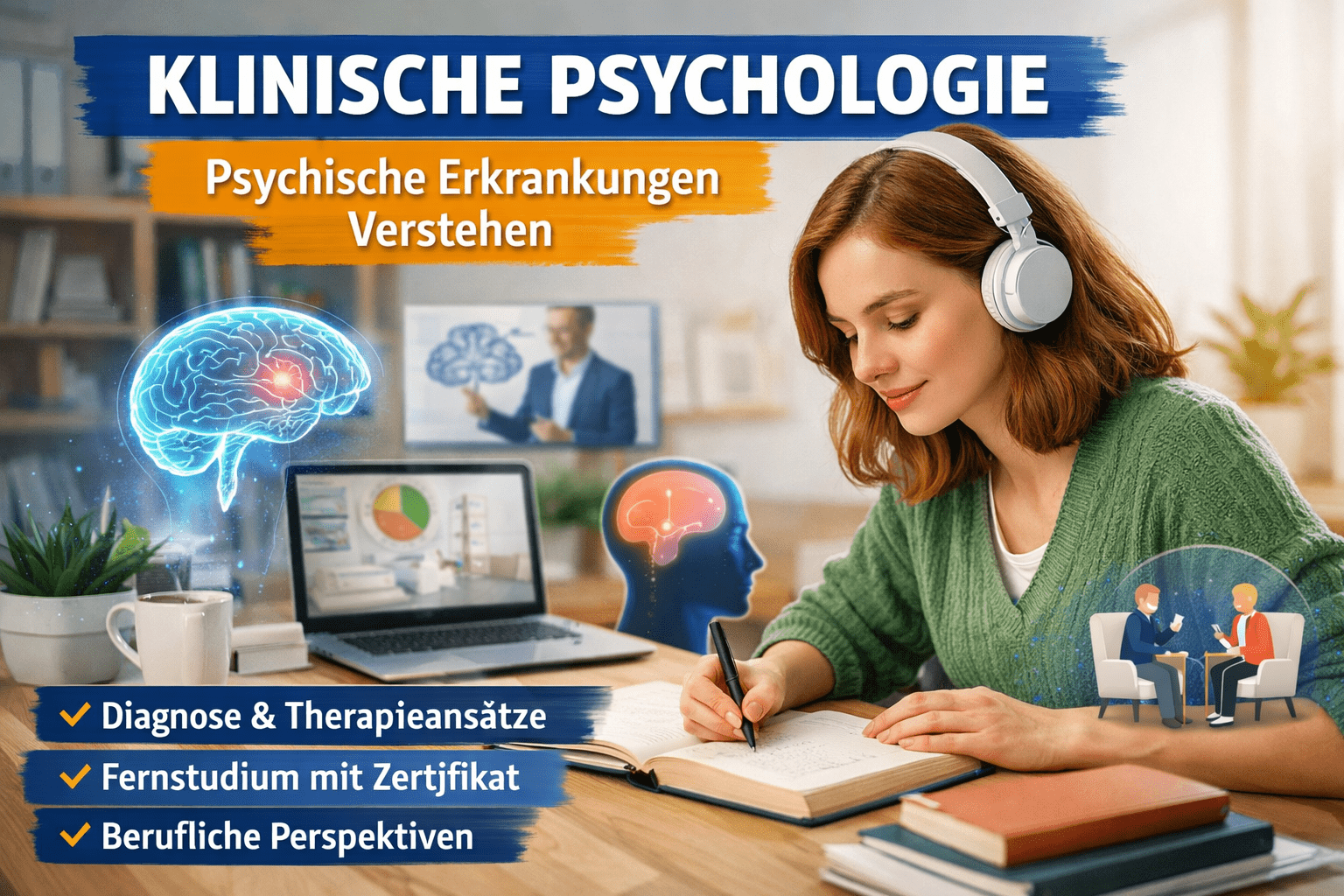Apollon klinische Psychologie Weiterbildung Fernstudium: Inhalte & Gehalt