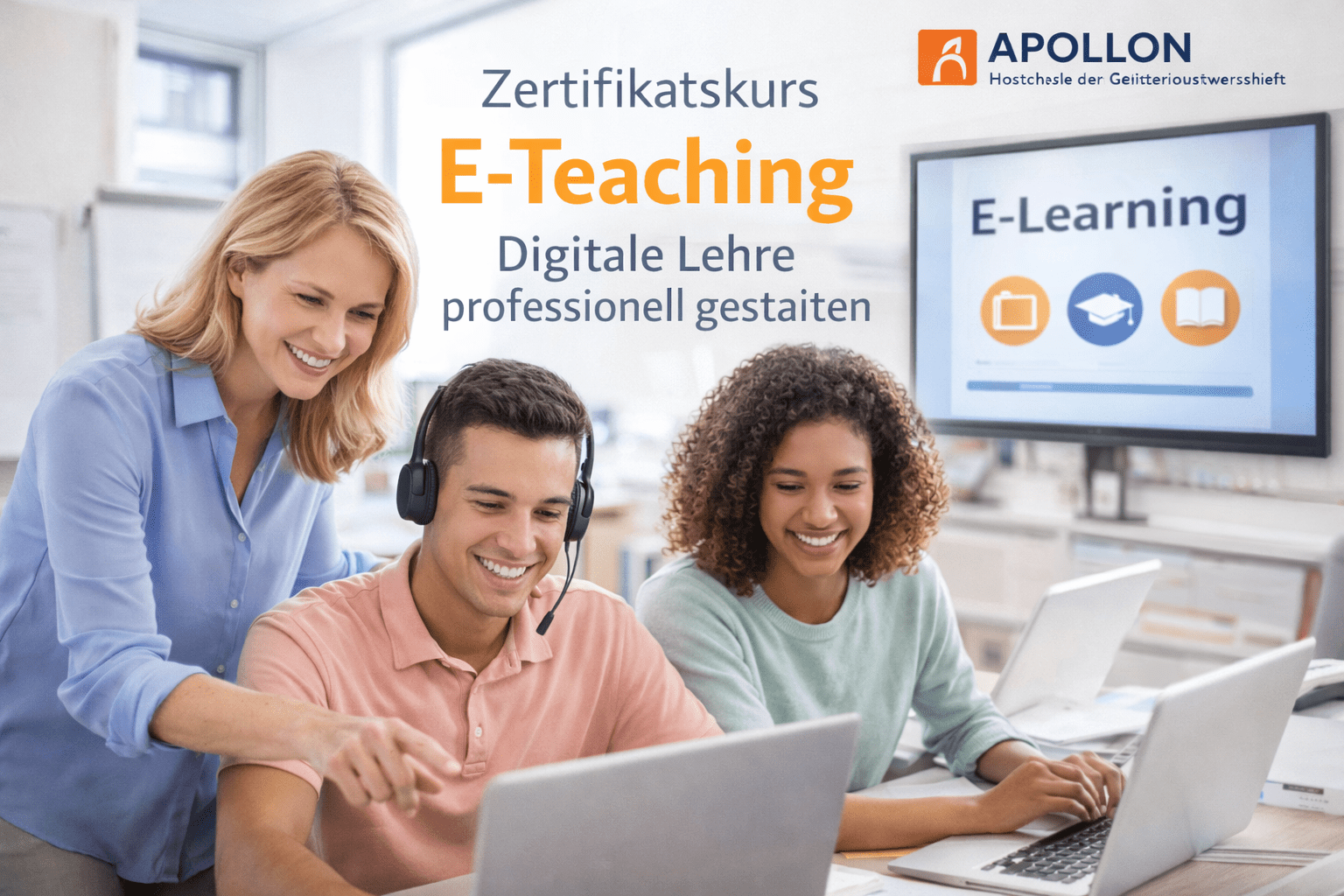 E-Teaching Weiterbildung: Fernstudium, Inhalte & Kosten (APOLLON)