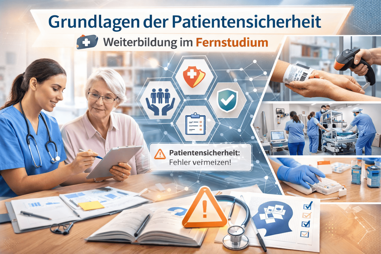 Patientensicherheit Weiterbildung im Fernstudium: Inhalte & Kosten
