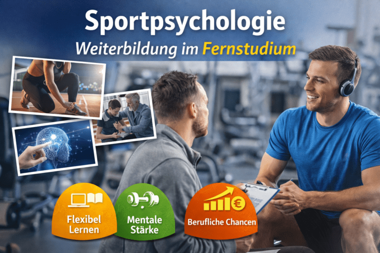 Sportpsychologie Weiterbildung im Fernstudium: Kosten, Inhalte & Karriere