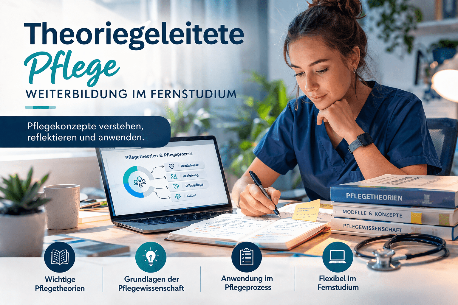 Theoriegeleitete Pflege Weiterbildung im Fernstudium: Inhalte & Pflegekonzepte