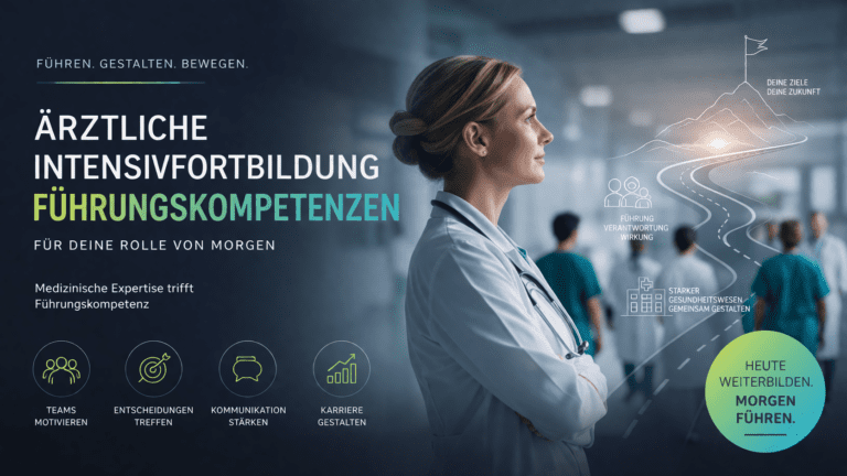 Führungskompetenzen für Ärzte – Weiterbildung im Gesundheitswesen